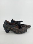 Vorschaubild 2 von Damen Ballerinas Mary Jane Klassisch Mehrfarbig Gr. 36.5
