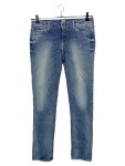 Vorschaubild 1 von Ripped Jeans Damen Blau Gr. W29/38/M Baumwolle Uni Casual 40 cm Knopf L31