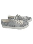 Vorschaubild 1 von Damen Sneaker Silber Gr. 40 Casual Schnürschuhe