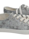 Vorschaubild 3 von Damen Sneaker Silber Gr. 40 Casual Schnürschuhe