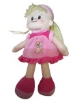 Vorschaubild 1 von Babypuppe Stoffpuppe Mädchen Pink Charmant 33cm