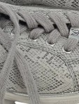 Vorschaubild 3 von Damen Sneaker Schnürschuhe Grau Gr. 39 Animal Print Metallic