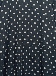 Vorschaubild 3 von Freizeitkleid Damen Schwarz Gr. 50/4XL Viskose Punkte Casual 90 cm