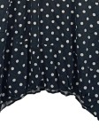 Vorschaubild 4 von Freizeitkleid Damen Schwarz Gr. 50/4XL Viskose Punkte Casual 90 cm