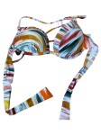 Vorschaubild 1 von Bikini-Oberteil Damen Gr. 36/S Mehrfarbig Polyamid Abstrakt Modern