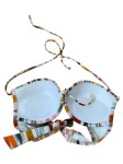 Vorschaubild 2 von Bikini-Oberteil Damen Gr. 36/S Mehrfarbig Polyamid Abstrakt Modern