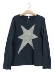 Vorschaubild 1 von Langarmshirt Kinder 140/146 Schwarz Sternenprint Baumwolle Casual
