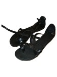 Vorschaubild 2 von Damen Sandalen Schwarz Leder Riemchen Gr. 37