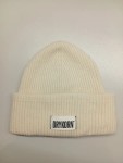 Vorschaubild 3 von Mütze Beanie Beige Uni Casual Alltag Rippstrick Logo
