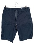Vorschaubild 1 von Cargo Shorts Herren Blau Gr. W32/48/M Baumwolle Uni Casual 45 cm 26 cm