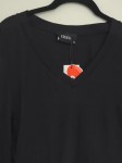 Vorschaubild 3 von Damen Top Langarm Rippstrick Schwarz Gr. 42/XL Casual