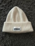 Vorschaubild 2 von Mütze Beanie Beige Uni Casual Alltag Rippstrick Logo