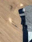 Vorschaubild 5 von Herren Jeans Shorts Gr. 46 Blau Gestreift Casual Bermuda