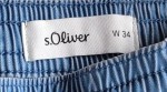 Vorschaubild 5 von Damen Stoffhose Blau Gr. W34/42 L25 Casual Baumwolle