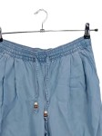 Vorschaubild 2 von Damen Stoffhose Blau Gr. W34/42 L25 Casual Baumwolle