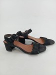 Vorschaubild 1 von Tamaris Sandaletten Damen 37 Schwarz Wildleder Schnalle Elegant Absatz 4cm
