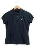 Vorschaubild 1 von Damen Poloshirt Gr. 38 Schwarz Sportlich Kurzarm Polo Shirt