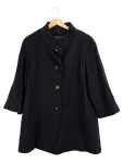 Vorschaubild 1 von Damen Klassischer Mantel Gr. 38 Schwarz Elegant 3/4-Arm