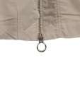 Vorschaubild 5 von Damen Leichte Jacke Gr. 34/XS Beige Casual Baumwolle Übergangsjacke