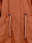 Vorschaubild 2 von Regenjacke Damen Orange Gr. 40/L Polyester Uni Outdoor Langarm