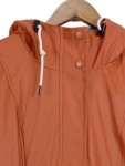 Vorschaubild 3 von Regenjacke Damen Orange Gr. 40/L Polyester Uni Outdoor Langarm