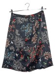 Vorschaubild 1 von Wickelrock Damen Mehrfarbig Gr. 34/XS Andere Fasern Blumenmuster