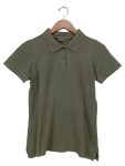 Vorschaubild 1 von Damen Poloshirt Oliv Gr. 36/S Kurzarm Casual Baumwolle