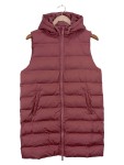 Vorschaubild 1 von Steppweste Kinder Gr. 158 Rot Polyester Uni Outdoor Ärmellos