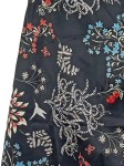 Vorschaubild 2 von Wickelrock Damen Mehrfarbig Gr. 34/XS Andere Fasern Blumenmuster