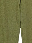 Vorschaubild 4 von Damen Stoffhose Grün Gr. L Casual Weite Hose Strukturmuster