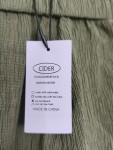 Vorschaubild 6 von Damen Stoffhose Grün Gr. L Casual Weite Hose Strukturmuster