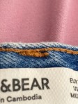 Vorschaubild 6 von Damen Mom Jeans Hose Blau Gr. 38 mit Lochmuster