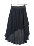 Vorschaubild 1 von Damen Faltenrock Gr. 36 Schwarz Elegant Maxirock