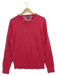Vorschaubild 1 von Herren Pullover V-Ausschnitt Pink Gr. S Baumwolle