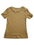 Vorschaubild 3 von Damen T-Shirt Beige Gr. 34/XS Baumwolle Casual