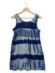 Vorschaubild 1 von Damen Sommerkleid Batik Muster XS Mehrfarbig Bohemian Viskose
