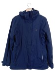 Vorschaubild 1 von Damen Skijacke Blau Gr. 38/M Outdoor Kapuze Polyester Winterjacke