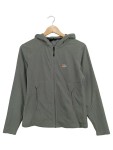 Vorschaubild 1 von Fleecejacke Damen Gr. 36/S Grün Outdoor mit Kapuze