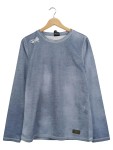 Vorschaubild 1 von Herren Langarmshirt S Blau Streetwear Polyester