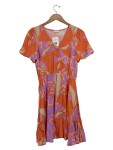 Vorschaubild 1 von Damen Freizeitkleid Gr. 38 Mehrfarbig Viskose Casual Grafisch