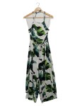 Vorschaubild 1 von Damen Jumpsuit XS Mehrfarbig mit Blattmuster Freizeit