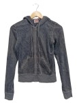 Vorschaubild 1 von Sweatjacke Kapuze Damen Grau Gr. 36/S Polyester Freizeit