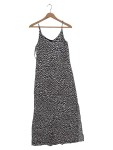 Vorschaubild 1 von Damen Sommerkleid Gr. 32/XXS Mehrfarbig Abstrakt Viskose Maxikleid