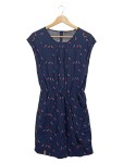Vorschaubild 1 von Damen Blusenkleid Papageienmuster Gr. 34/XS Casual Mehrfarbig
