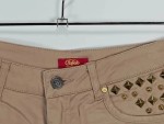 Vorschaubild 3 von Shorts Damen Beige Gr. W28/36/S Baumwolle Uni Casual Freizeit