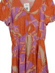 Vorschaubild 2 von Damen Freizeitkleid Gr. 38 Mehrfarbig Viskose Casual Grafisch