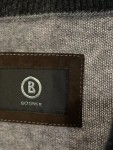 Vorschaubild 7 von Herren Pullover Gr. 48/M Grau Wolle Norwegermuster Reißverschluss