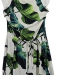 Vorschaubild 3 von Damen Jumpsuit XS Mehrfarbig mit Blattmuster Freizeit