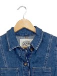 Vorschaubild 2 von Damen Jeanskleid Casual Blau Gr. 36/S Baumwolle Knopfleiste