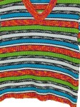 Vorschaubild 2 von Kinder Pullover Gr. 128 Mehrfarbig Gestreift Kurzarm